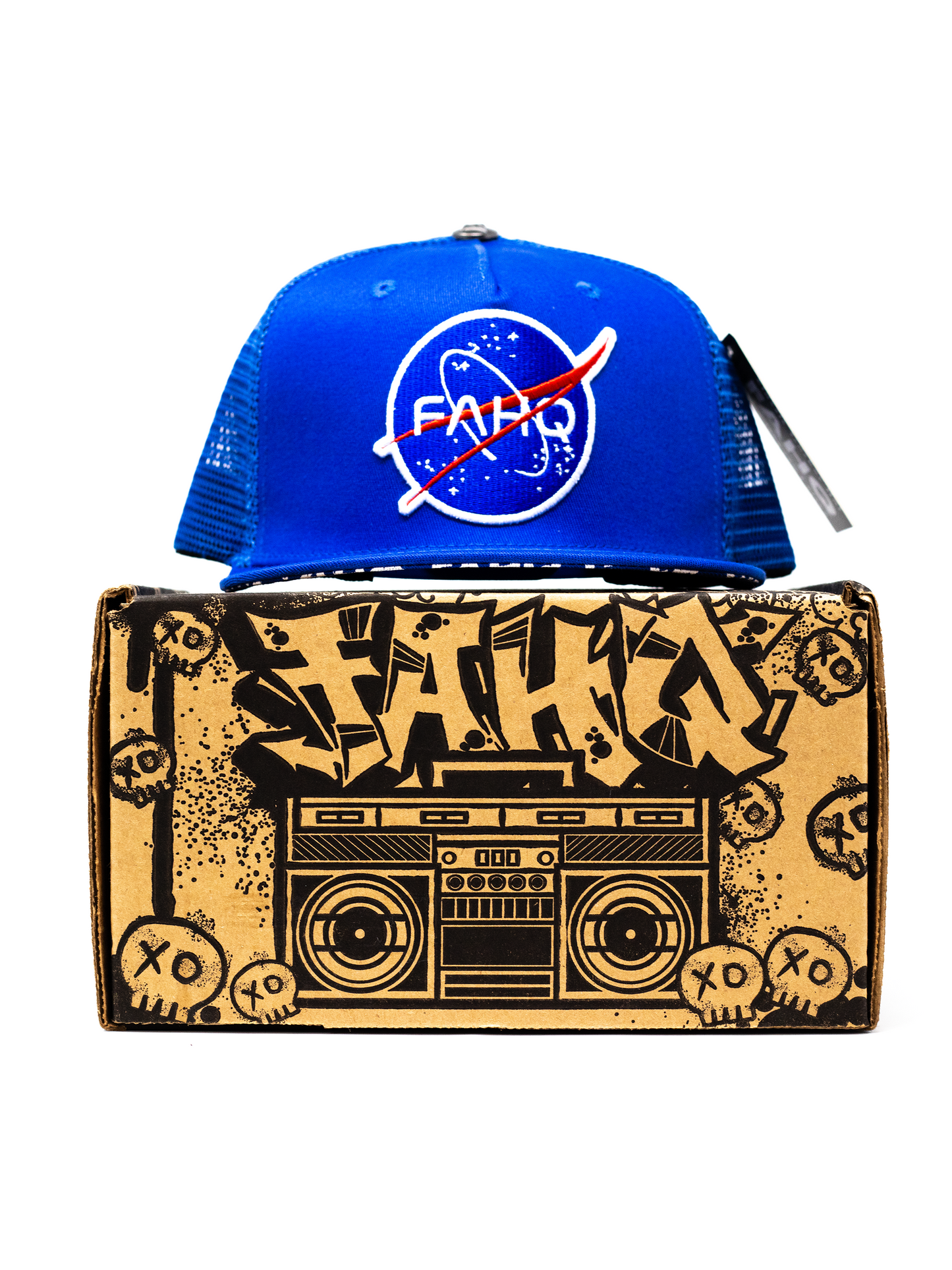 FAHQ Space Trucker Hat Box