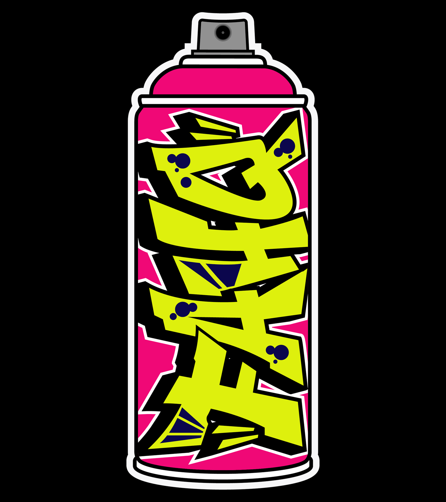 FAHQ Spray Paint Can Sticker