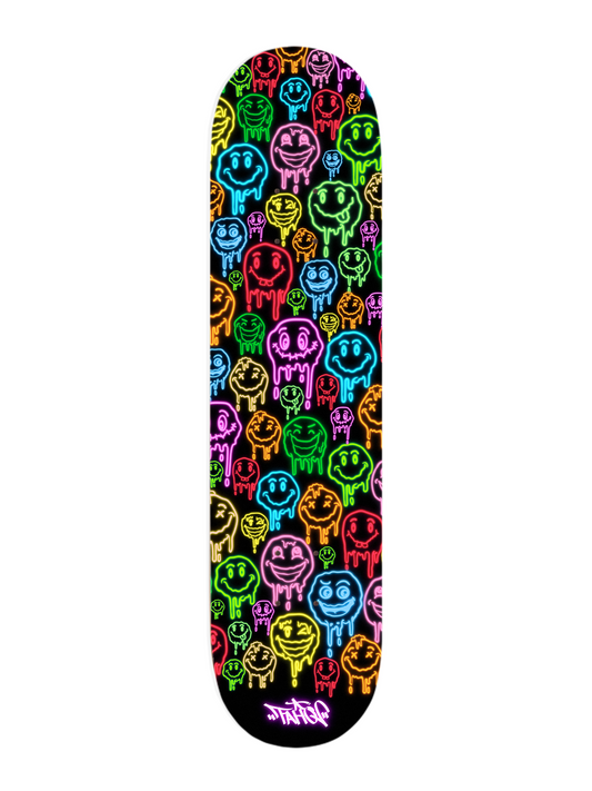 FAHQ Melted Faces Skateboard Deck
