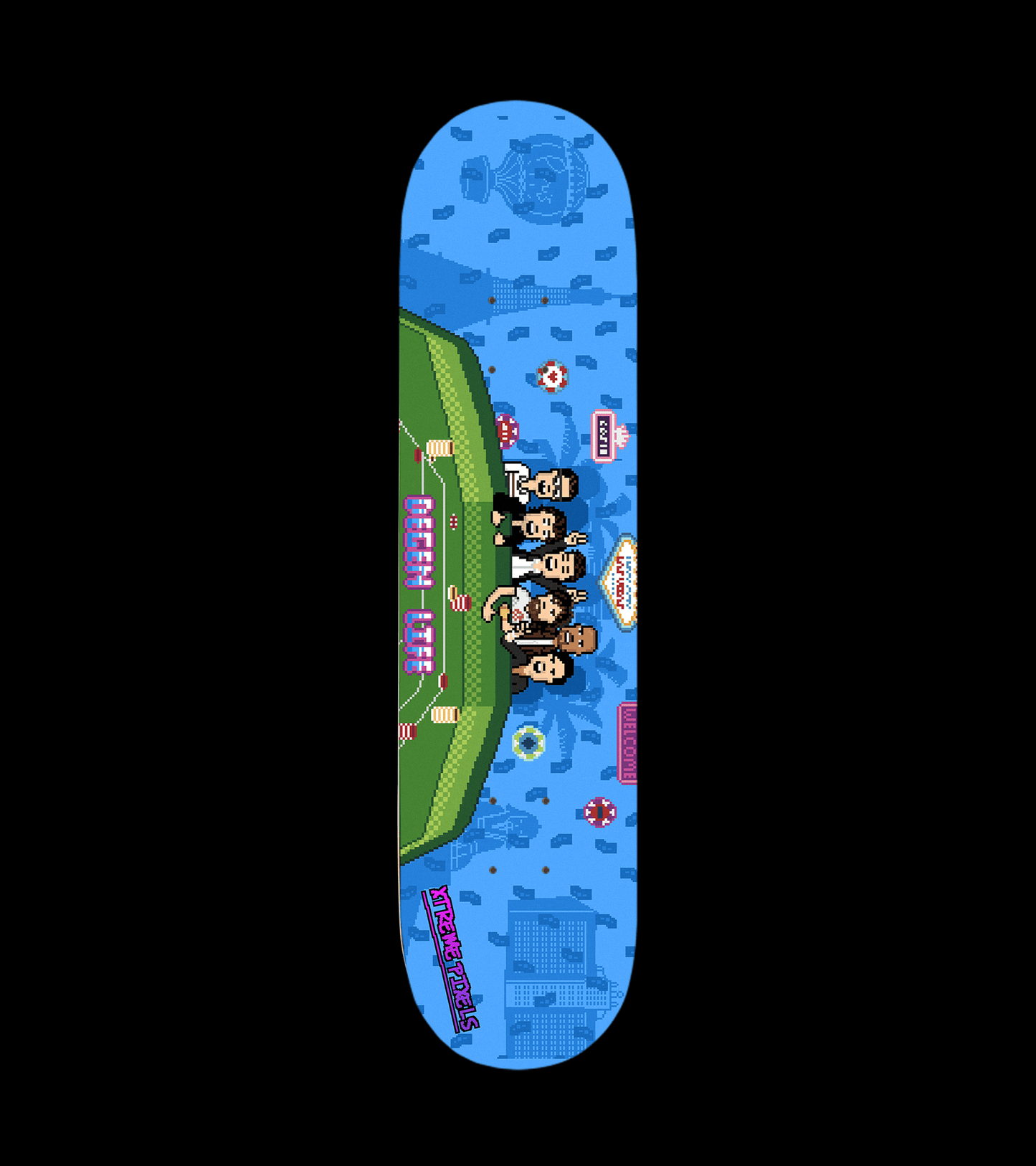 FAHQ Degen Life Skateboard Deck