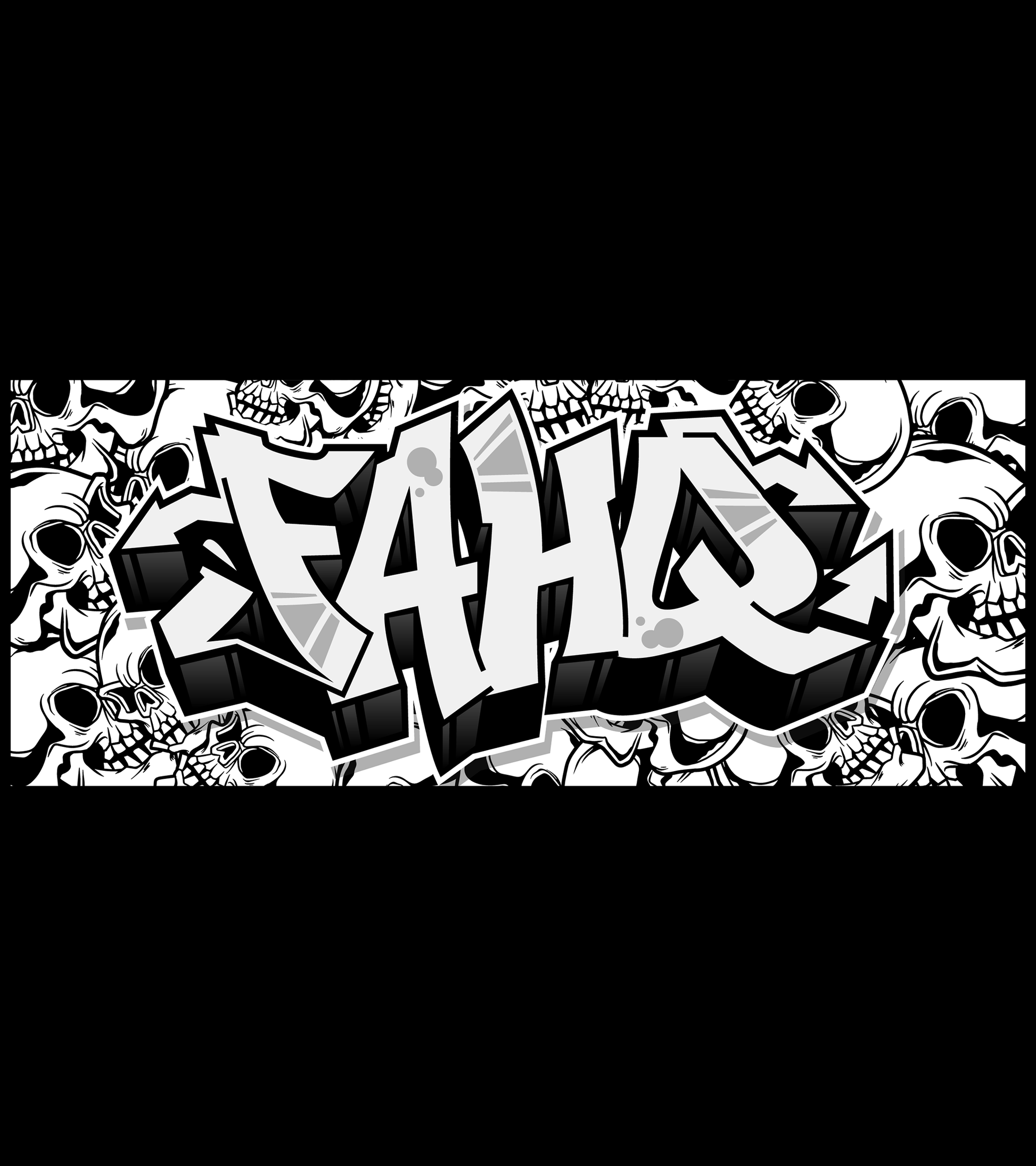 FAHQ Graffiti Logo Sticker