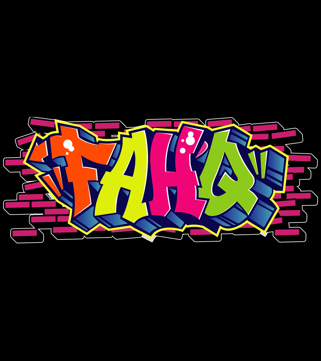 FAHQ Graffiti Wall Sticker