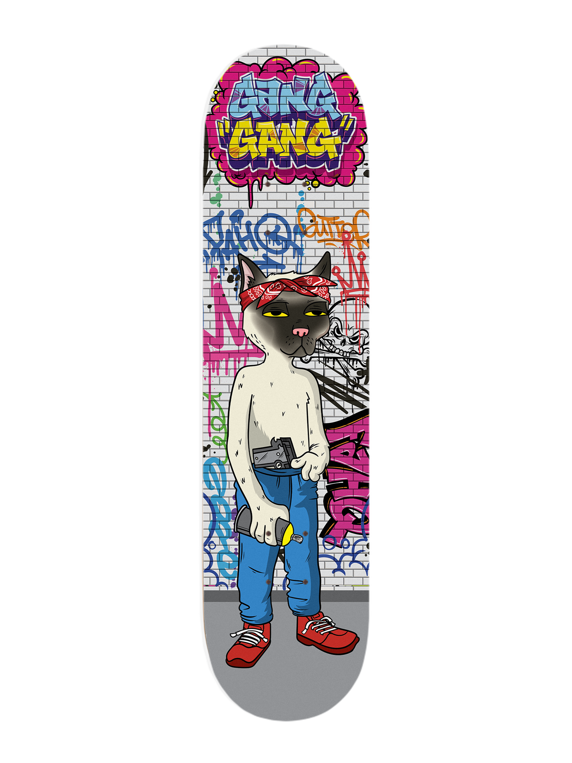 FAHQ Gutter Gang Skateboard Deck