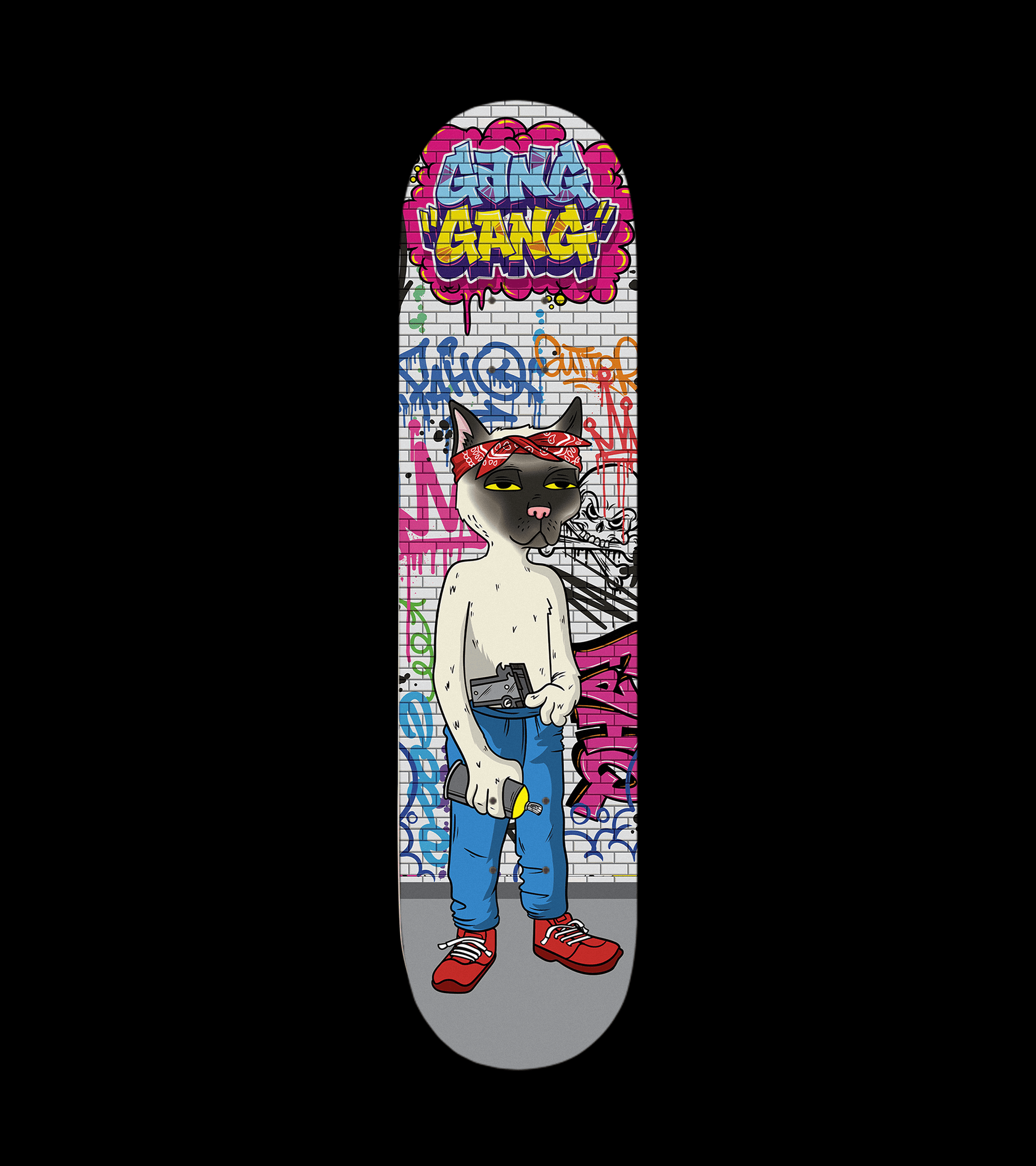 FAHQ Gutter Gang Skateboard Deck