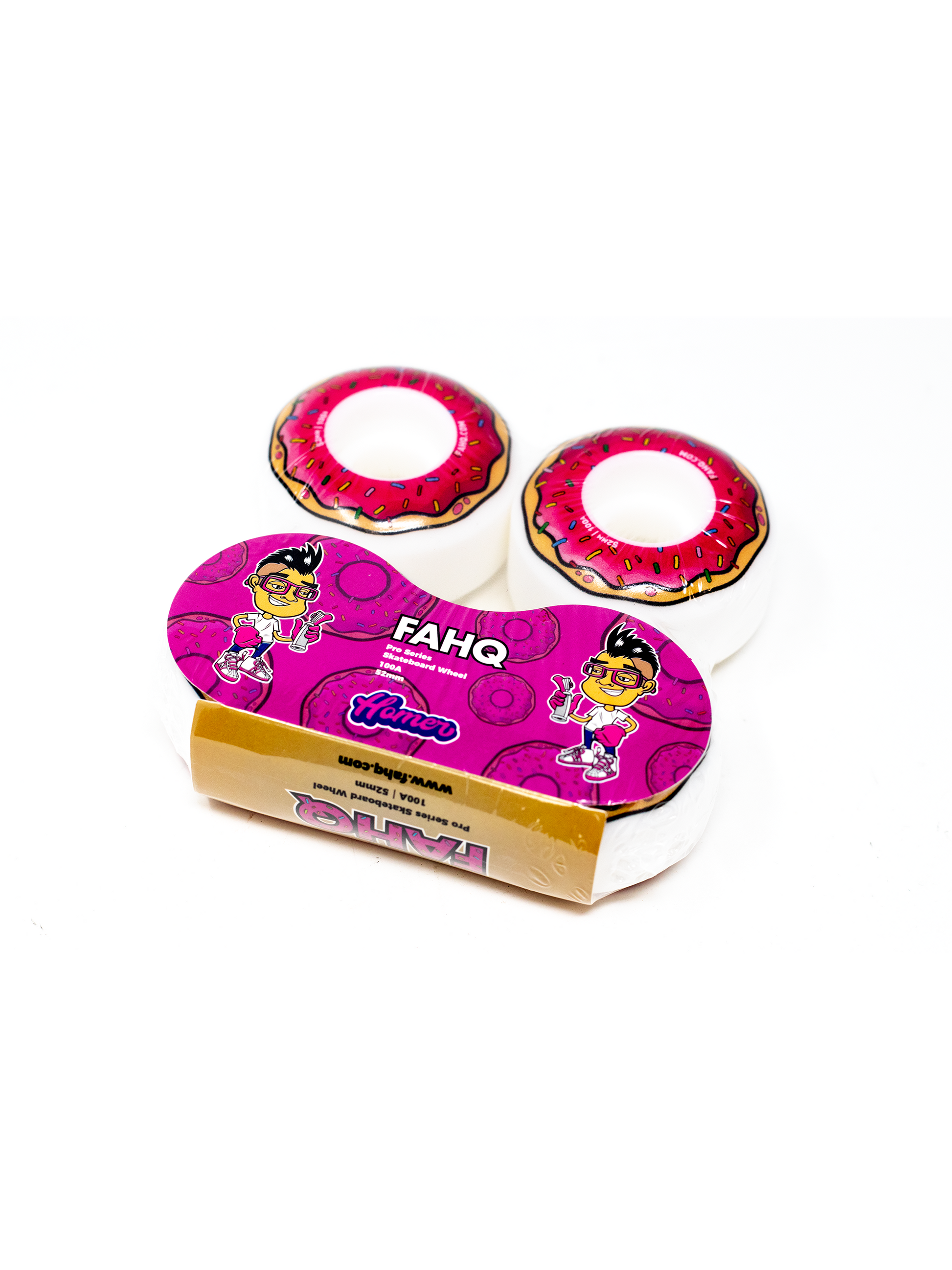FAHQ Homer Skateboard Wheels Packaging