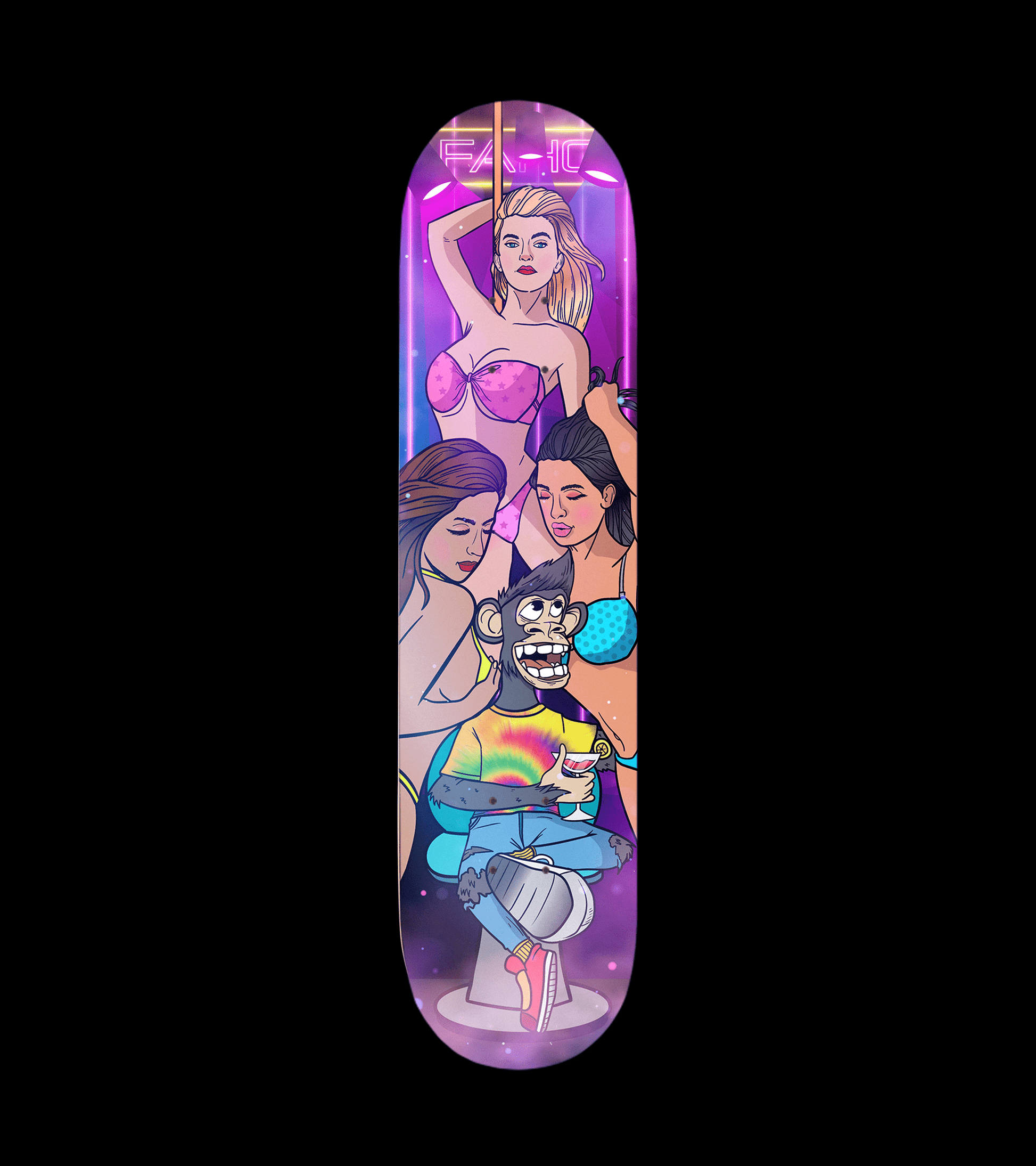 FAHQ Monkey Business Skateboard Deck