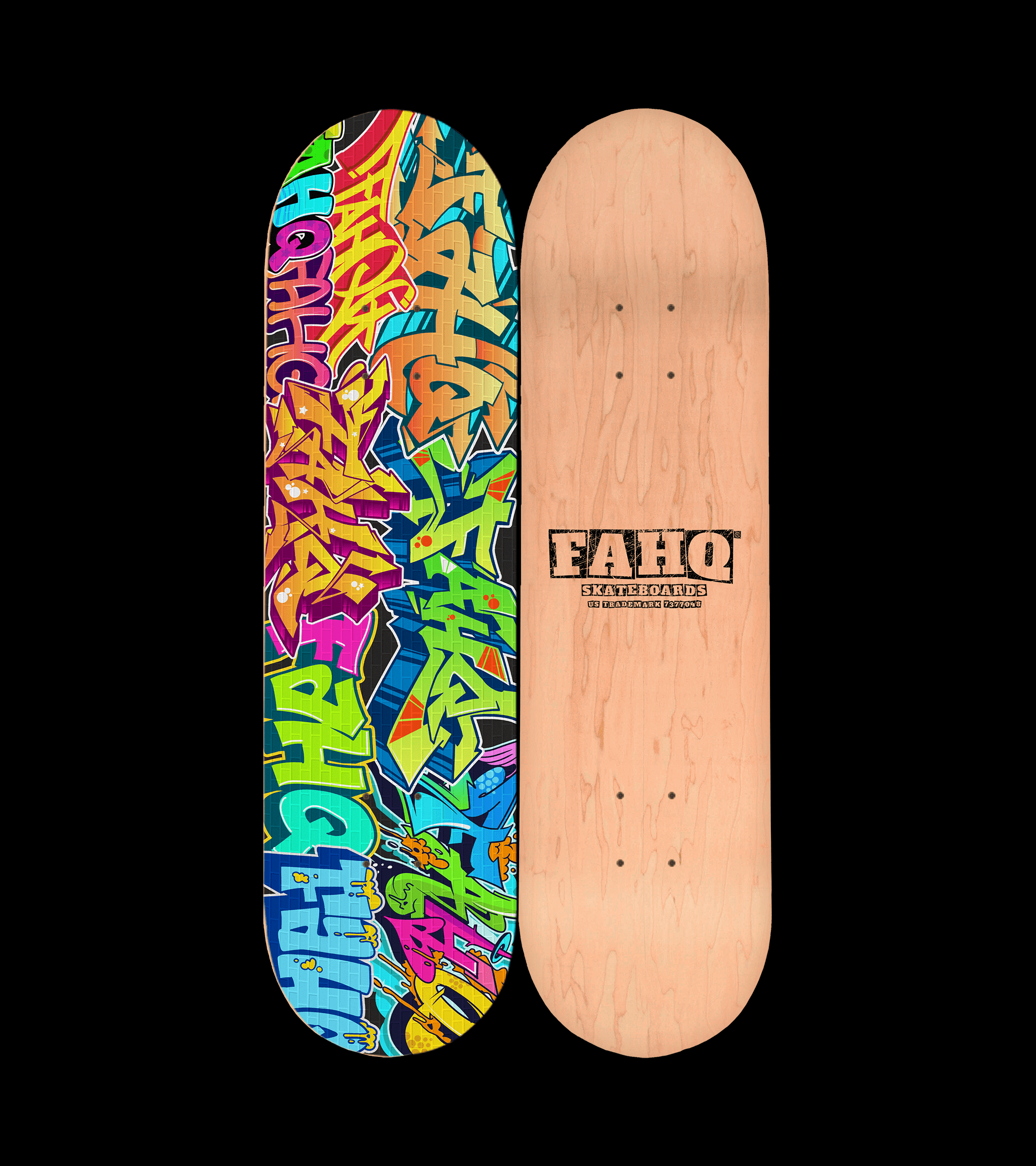 FAHQ Pro Model Graffiti Wall Skateboard Deck