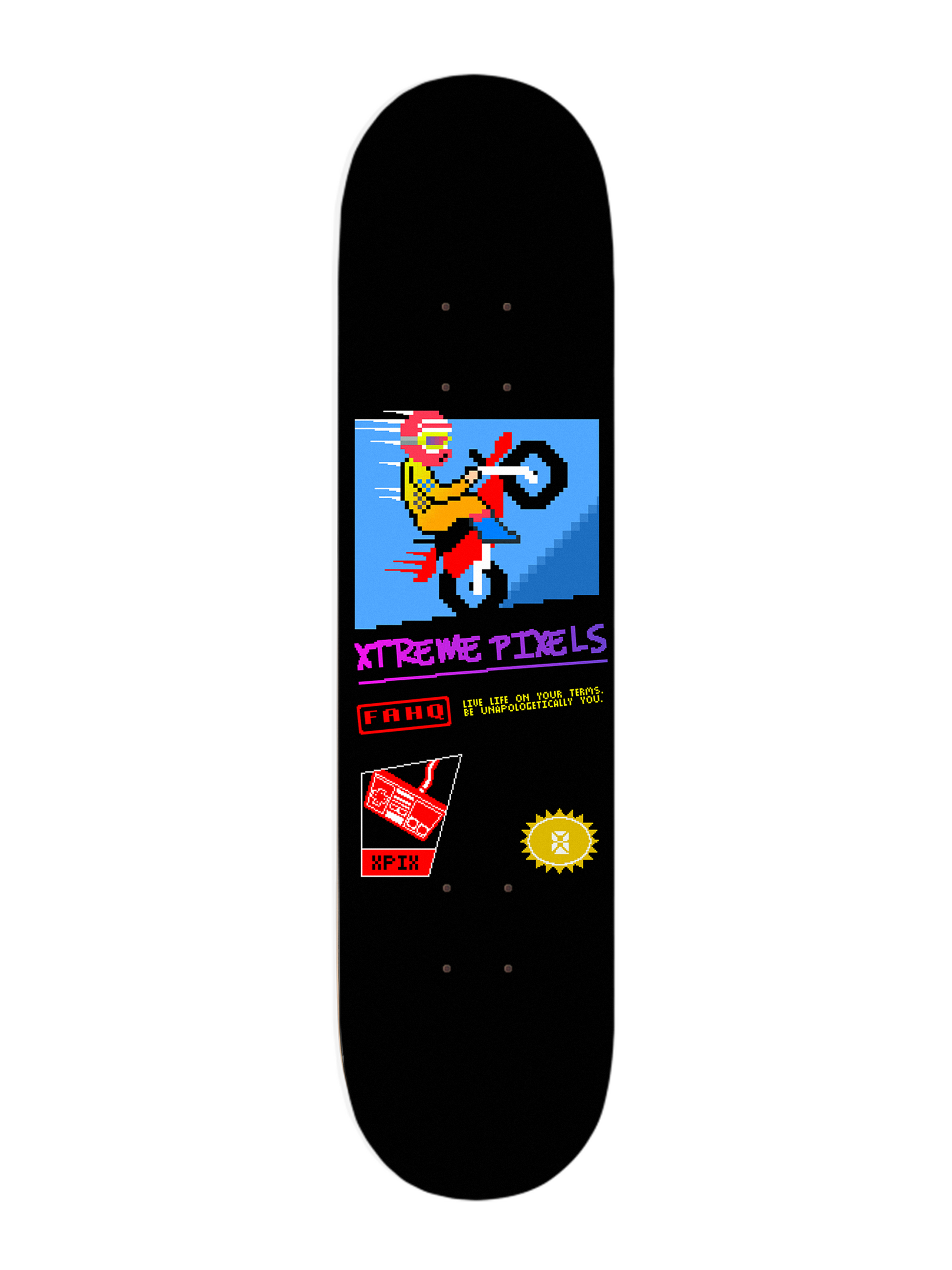 FAHQ Retro Gamer Skateboard Deck