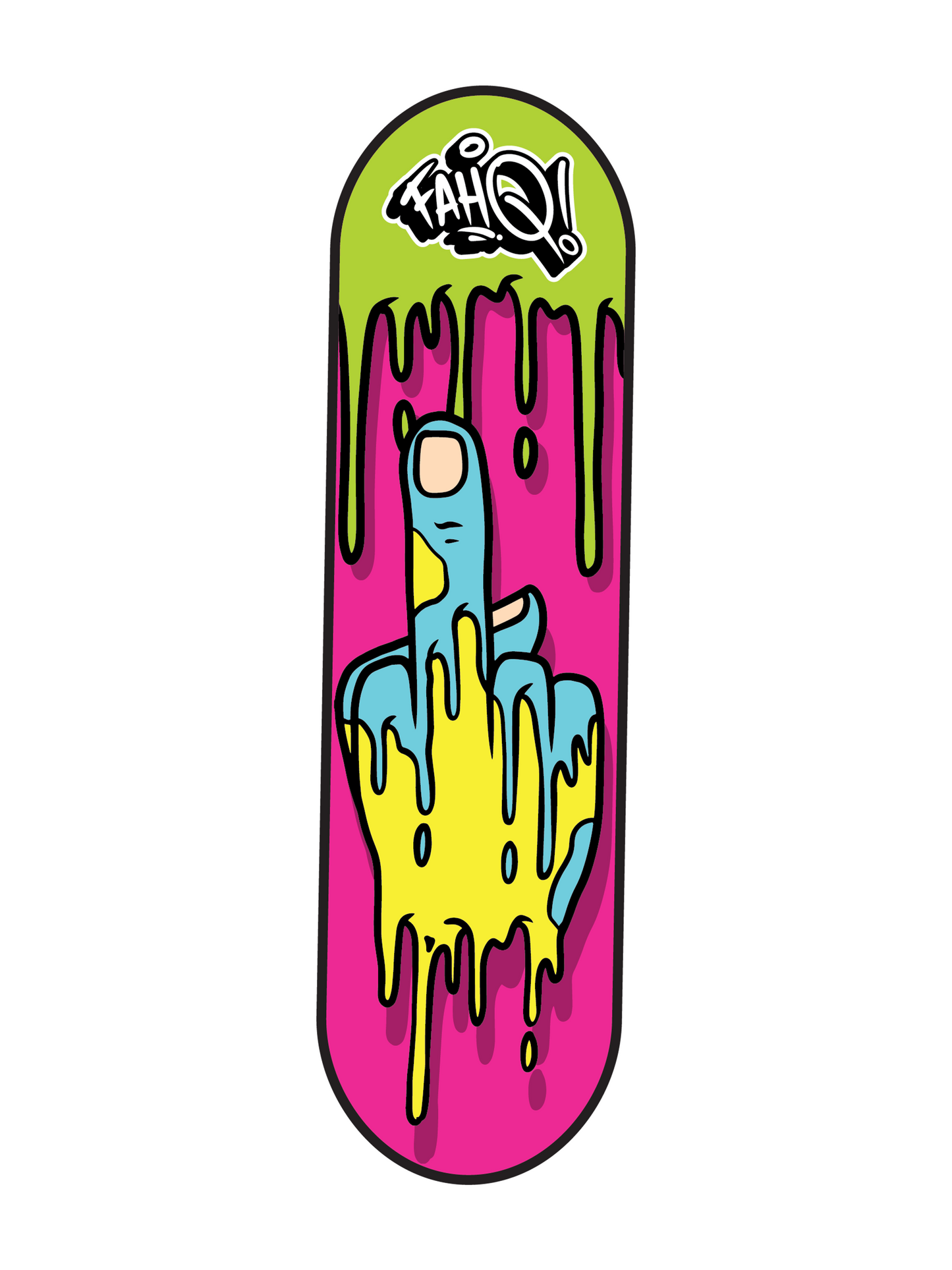 FAHQ Skateboard Sticker
