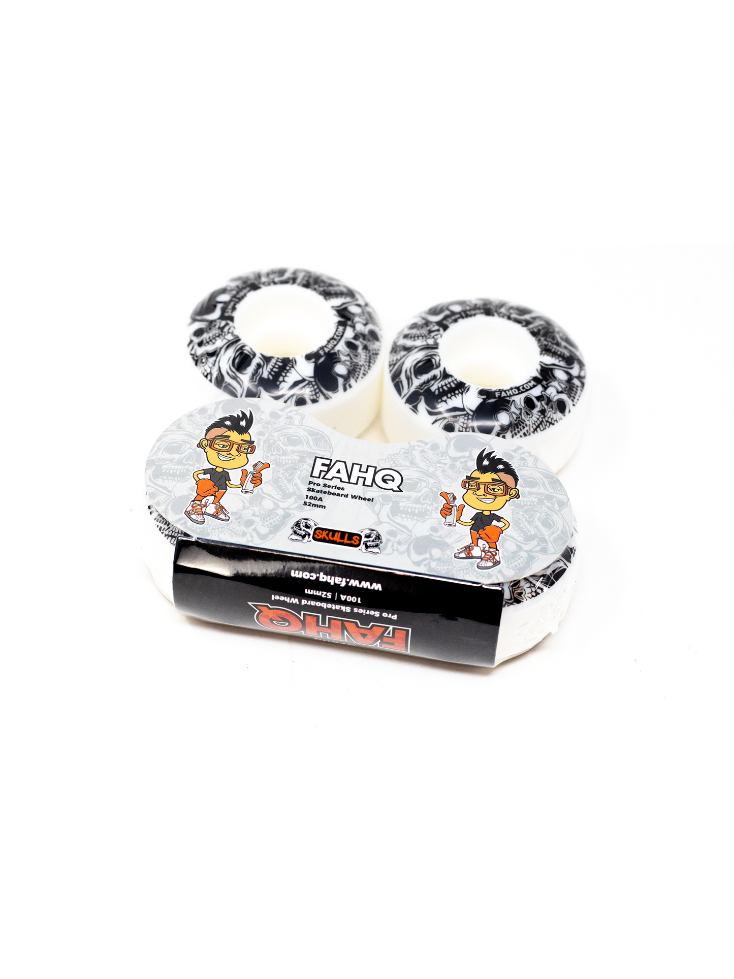 FAHQ Skulls Skateboard Wheels Packaging