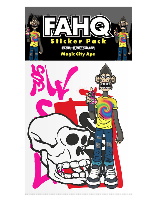 FAHQ Sticker Pack Magic City Ape