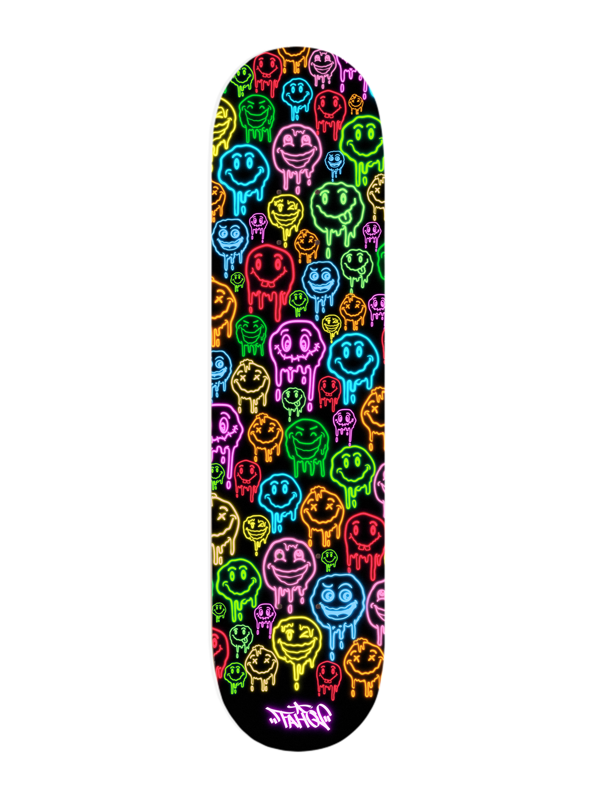 FAHQ Melted Faces Skateboard Deck