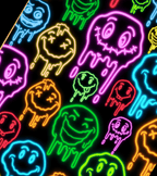 Melted Faces Skateboard Deck