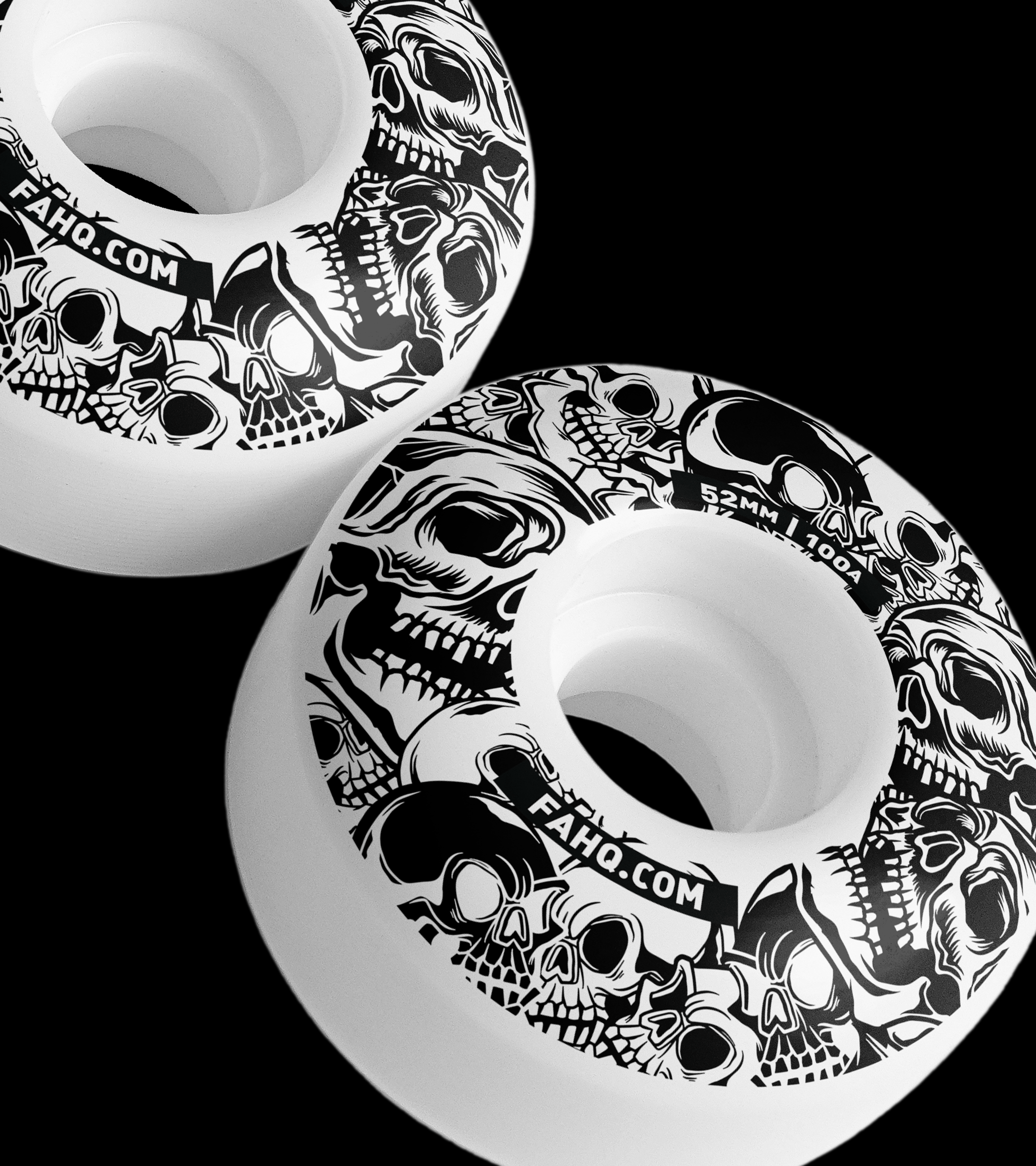The FAHQ Skull Skateboard Wheels