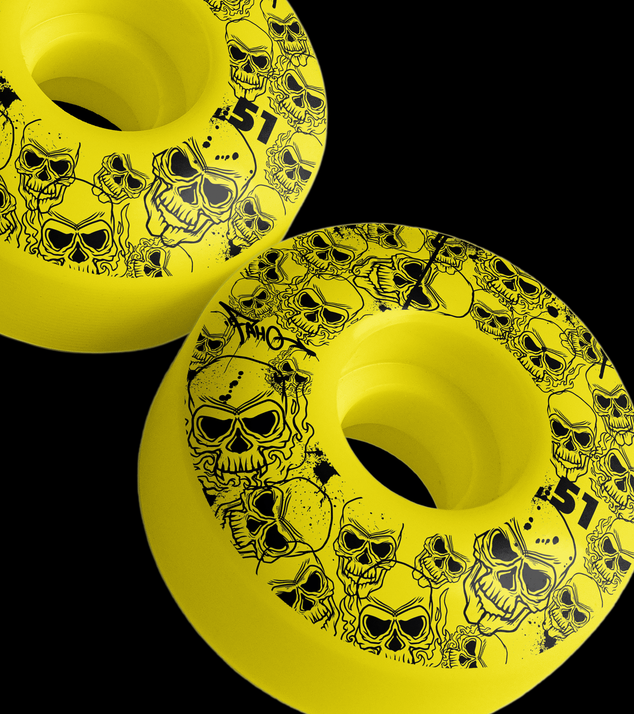 The FAHQ Skull V2 Skateboard Wheels