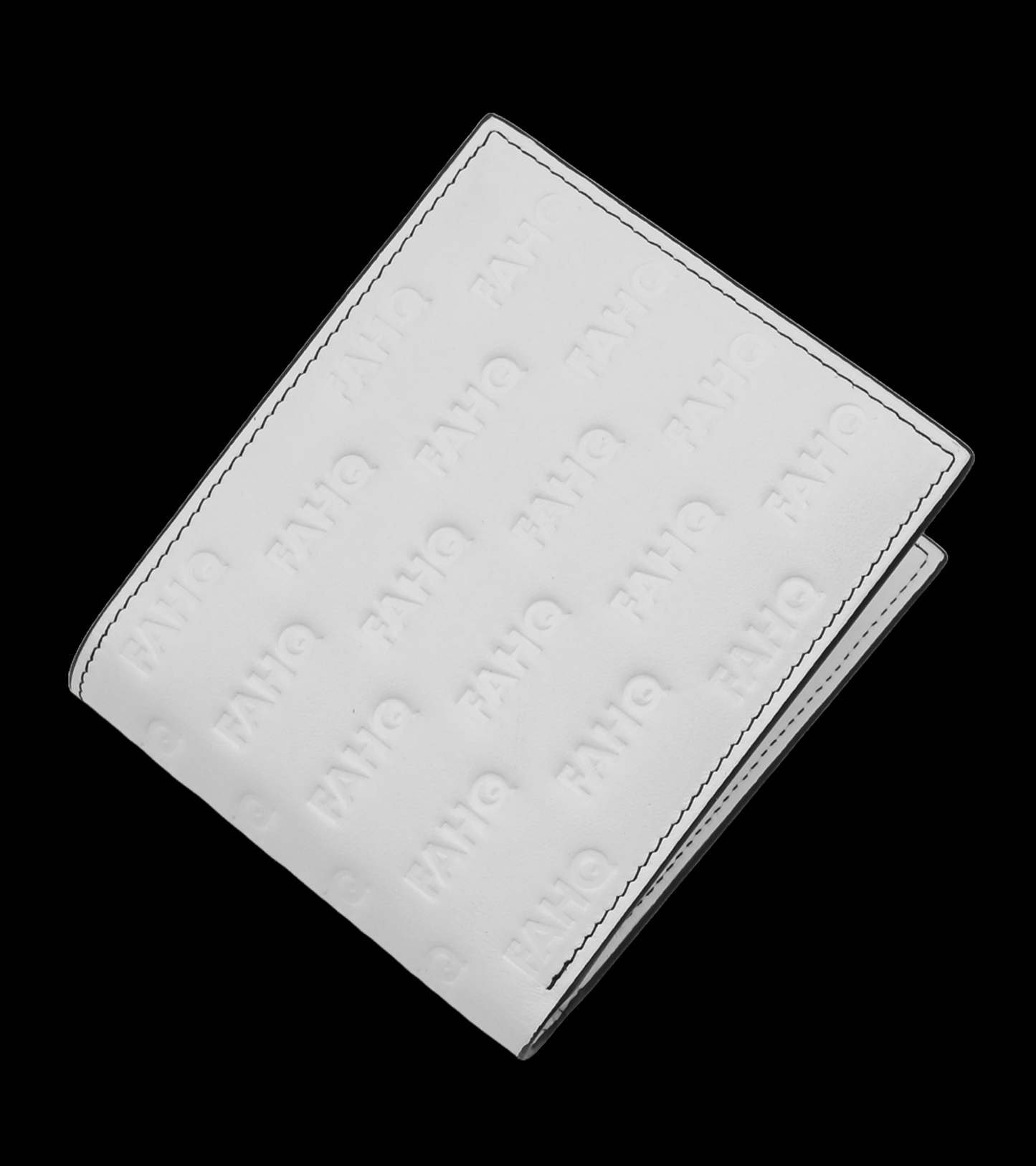 White FAHQ Bi-Fold Wallet